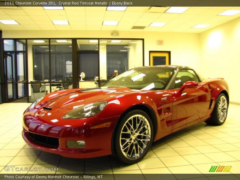 Crystal Red Tintcoat Metallic / Ebony Black 2011 Chevrolet Corvette ZR1