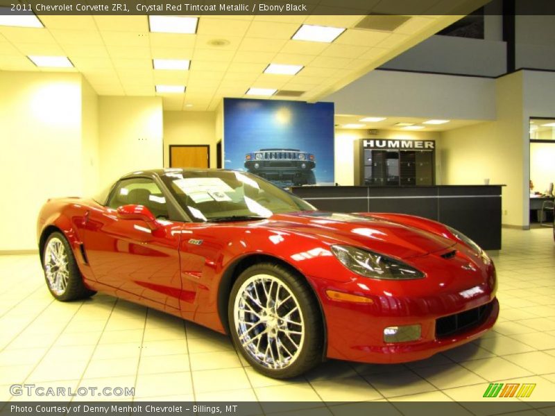Crystal Red Tintcoat Metallic / Ebony Black 2011 Chevrolet Corvette ZR1