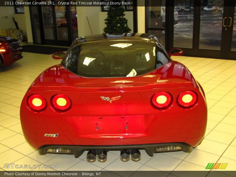 Crystal Red Tintcoat Metallic / Ebony Black 2011 Chevrolet Corvette ZR1