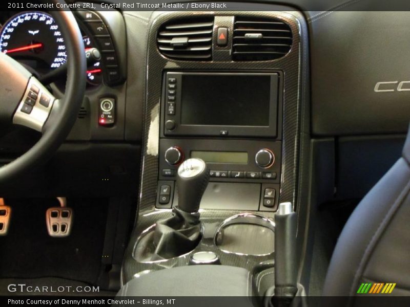 Controls of 2011 Corvette ZR1