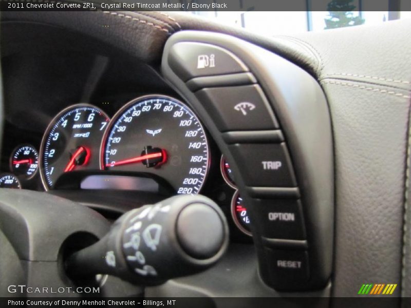 Controls of 2011 Corvette ZR1