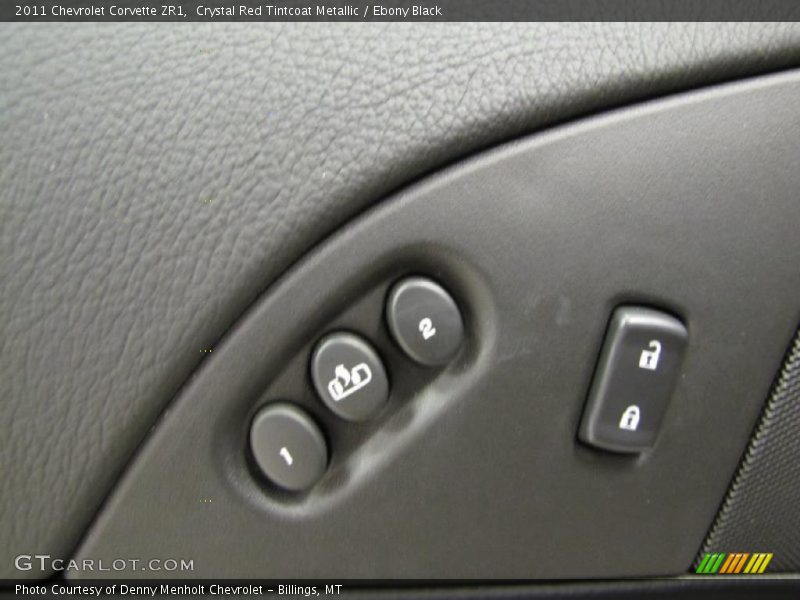 Controls of 2011 Corvette ZR1