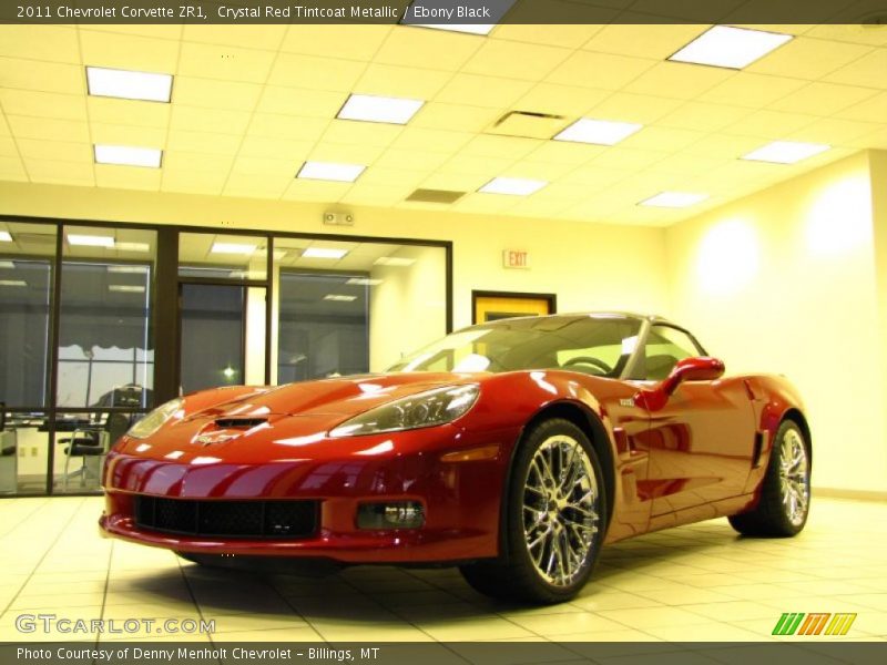 Crystal Red Tintcoat Metallic / Ebony Black 2011 Chevrolet Corvette ZR1