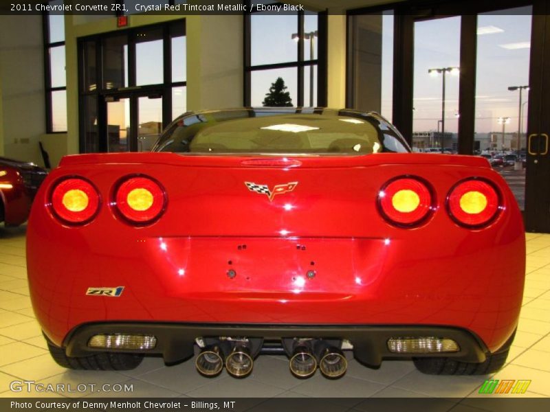 Crystal Red Tintcoat Metallic / Ebony Black 2011 Chevrolet Corvette ZR1