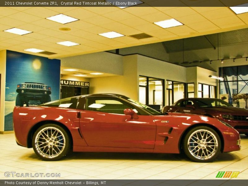 Crystal Red Tintcoat Metallic / Ebony Black 2011 Chevrolet Corvette ZR1