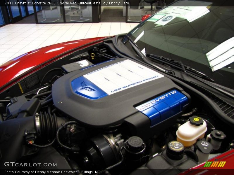  2011 Corvette ZR1 Engine - 6.2 Liter Supercharged OHV 16-Valve LS9 V8