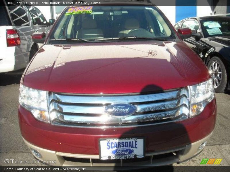 Merlot Metallic / Camel 2008 Ford Taurus X Eddie Bauer