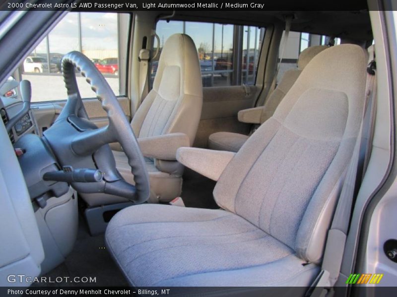  2000 Astro LS AWD Passenger Van Medium Gray Interior