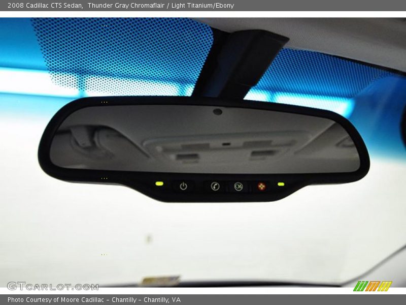 Thunder Gray Chromaflair / Light Titanium/Ebony 2008 Cadillac CTS Sedan
