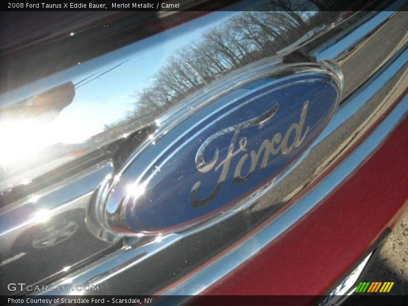 Merlot Metallic / Camel 2008 Ford Taurus X Eddie Bauer