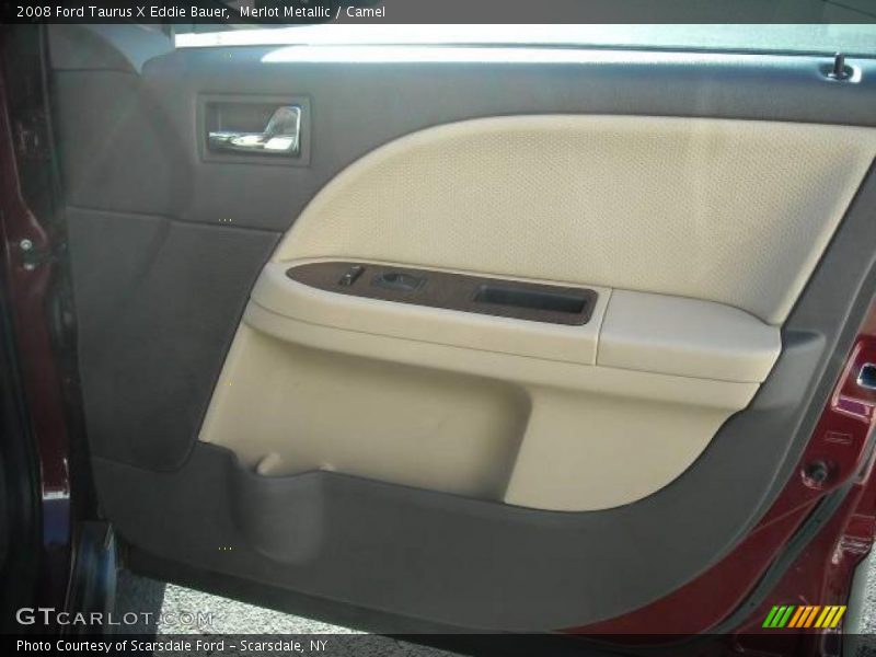 Merlot Metallic / Camel 2008 Ford Taurus X Eddie Bauer