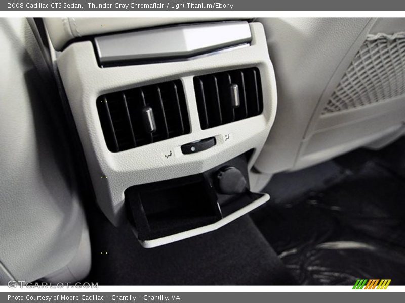 Thunder Gray Chromaflair / Light Titanium/Ebony 2008 Cadillac CTS Sedan