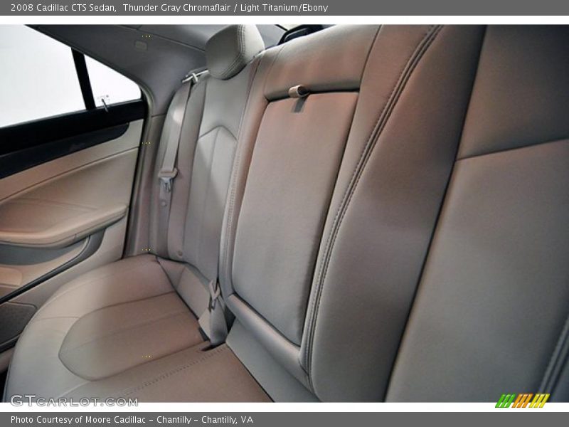 Thunder Gray Chromaflair / Light Titanium/Ebony 2008 Cadillac CTS Sedan