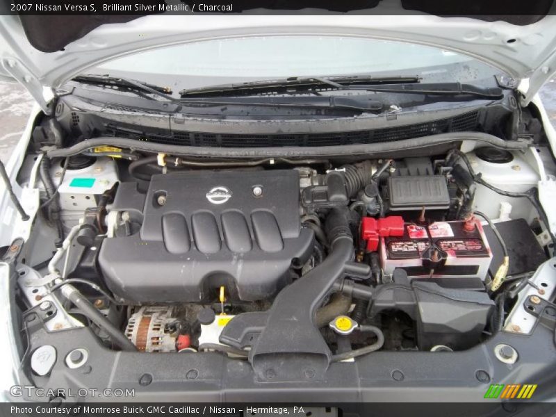 Brilliant Silver Metallic / Charcoal 2007 Nissan Versa S
