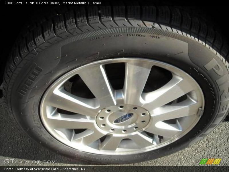 Merlot Metallic / Camel 2008 Ford Taurus X Eddie Bauer