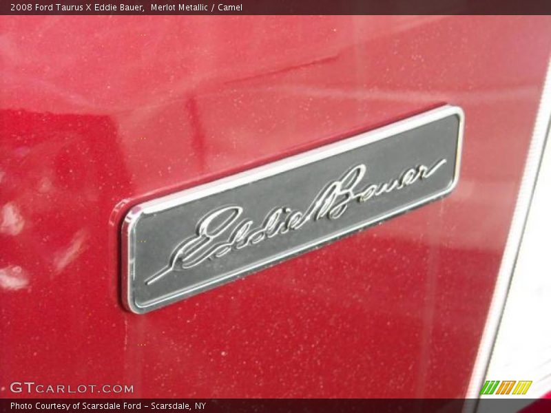 Merlot Metallic / Camel 2008 Ford Taurus X Eddie Bauer