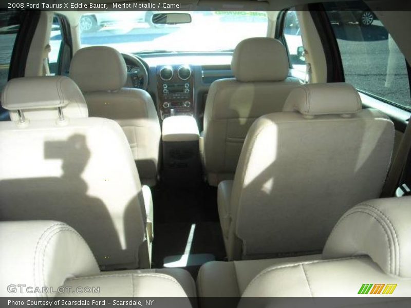 Merlot Metallic / Camel 2008 Ford Taurus X Eddie Bauer