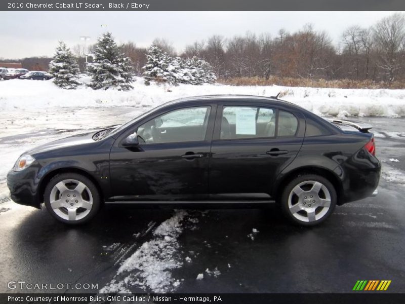 Black / Ebony 2010 Chevrolet Cobalt LT Sedan