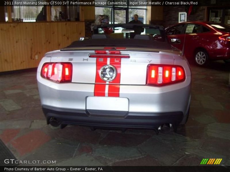  2011 Mustang Shelby GT500 SVT Performance Package Convertible Ingot Silver Metallic