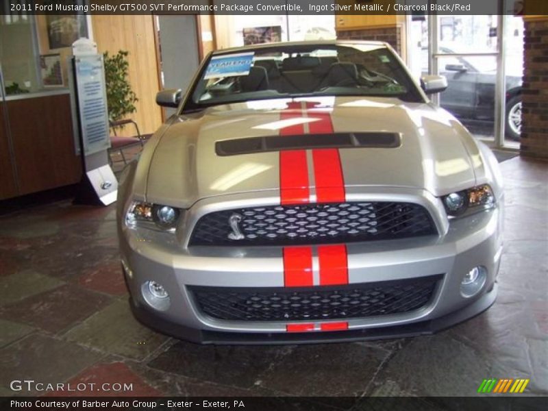  2011 Mustang Shelby GT500 SVT Performance Package Convertible Ingot Silver Metallic