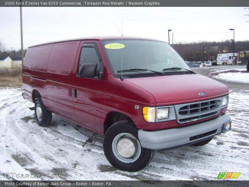 Toreador Red Metallic / Medium Graphite 2000 Ford E Series Van E350 Commercial
