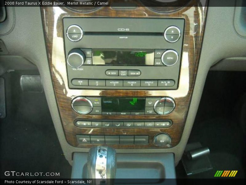 Merlot Metallic / Camel 2008 Ford Taurus X Eddie Bauer