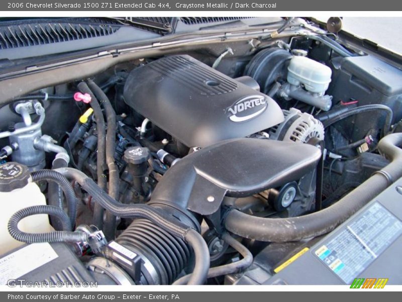 Graystone Metallic / Dark Charcoal 2006 Chevrolet Silverado 1500 Z71 Extended Cab 4x4