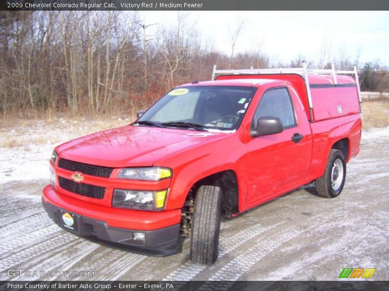 Victory Red / Medium Pewter 2009 Chevrolet Colorado Regular Cab