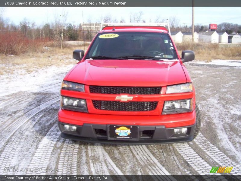 Victory Red / Medium Pewter 2009 Chevrolet Colorado Regular Cab