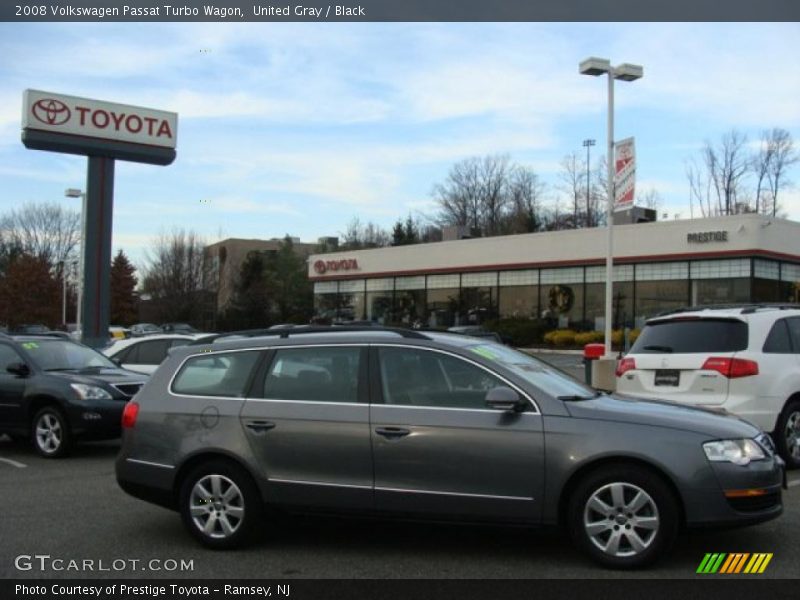United Gray / Black 2008 Volkswagen Passat Turbo Wagon