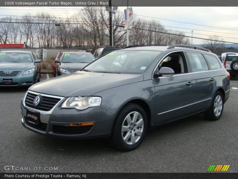United Gray / Black 2008 Volkswagen Passat Turbo Wagon
