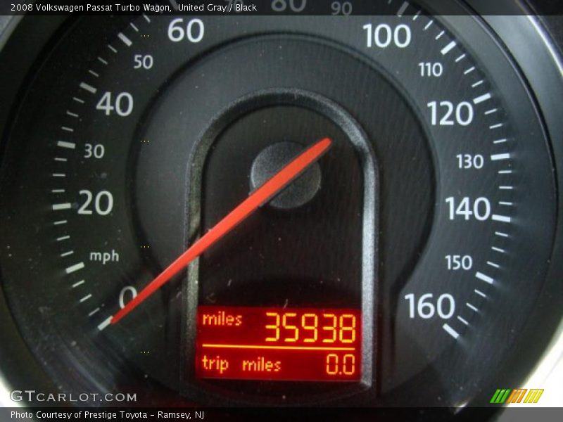 United Gray / Black 2008 Volkswagen Passat Turbo Wagon