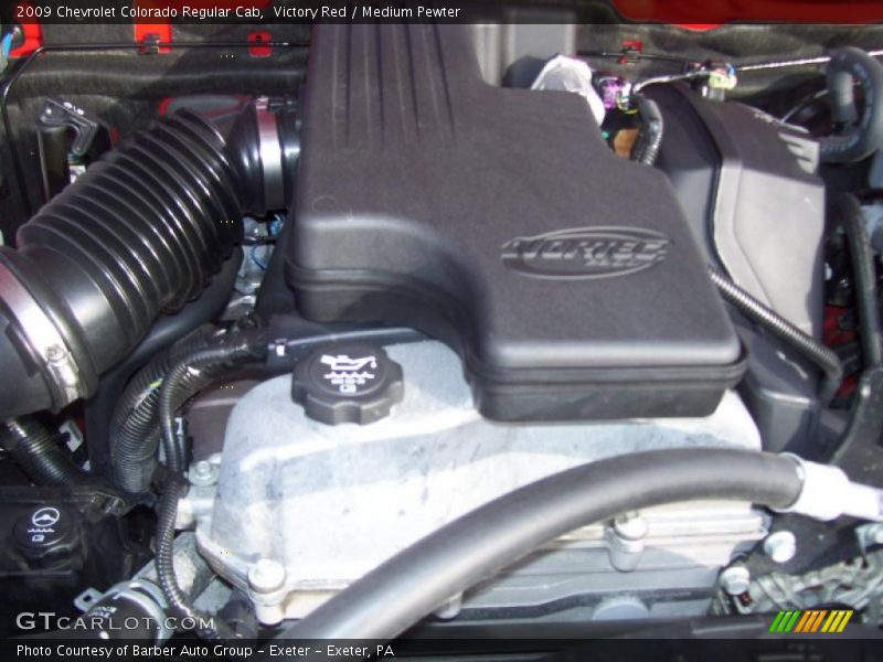 Victory Red / Medium Pewter 2009 Chevrolet Colorado Regular Cab