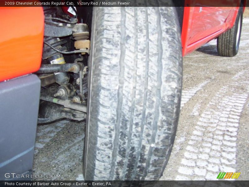 Victory Red / Medium Pewter 2009 Chevrolet Colorado Regular Cab