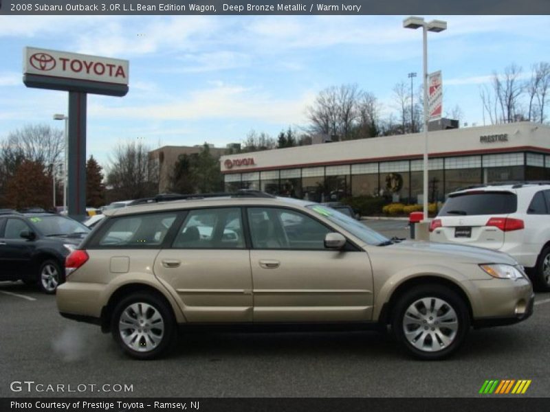 Deep Bronze Metallic / Warm Ivory 2008 Subaru Outback 3.0R L.L.Bean Edition Wagon
