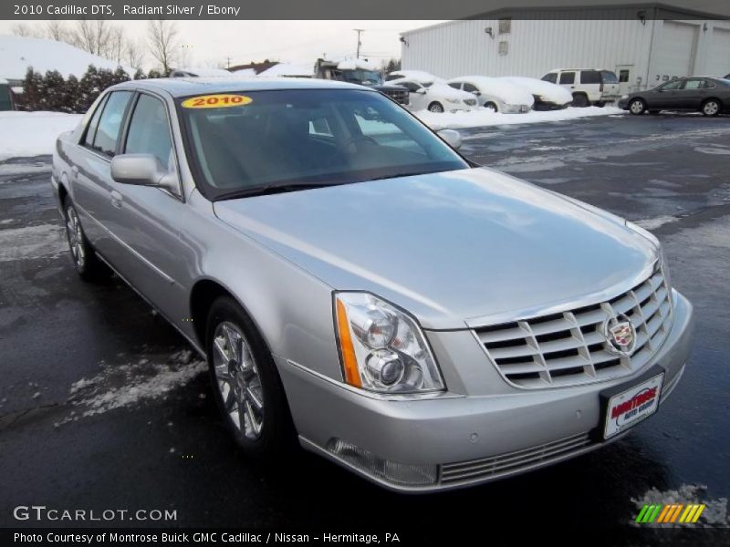 Radiant Silver / Ebony 2010 Cadillac DTS