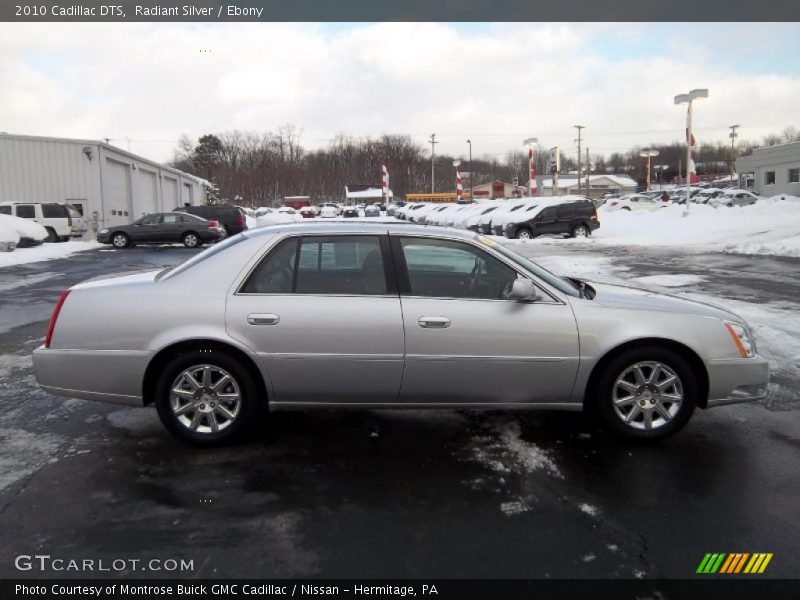 Radiant Silver / Ebony 2010 Cadillac DTS
