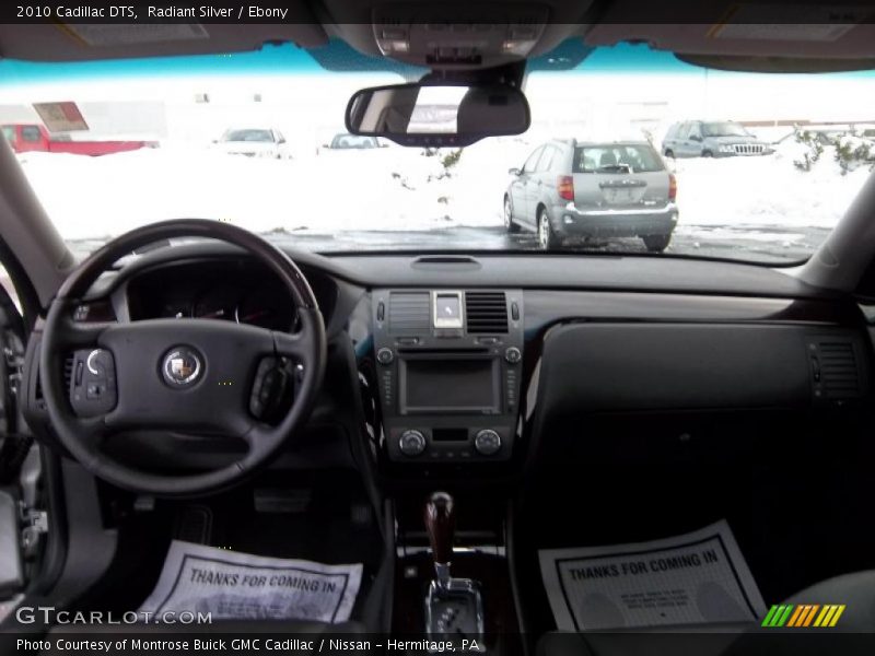 Dashboard of 2010 DTS 