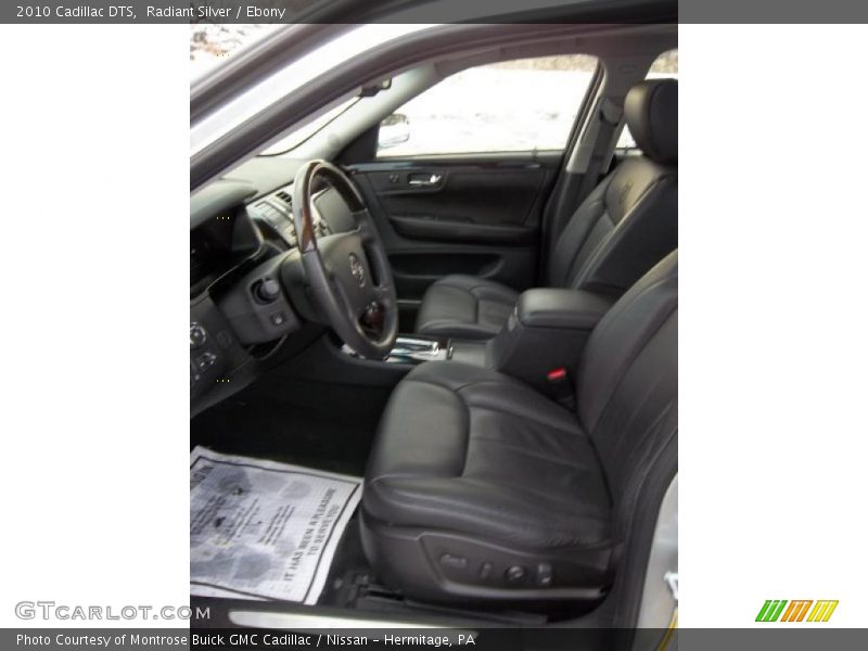 Radiant Silver / Ebony 2010 Cadillac DTS