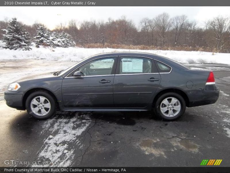 Cyber Gray Metallic / Gray 2010 Chevrolet Impala LT