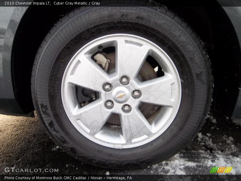 Cyber Gray Metallic / Gray 2010 Chevrolet Impala LT