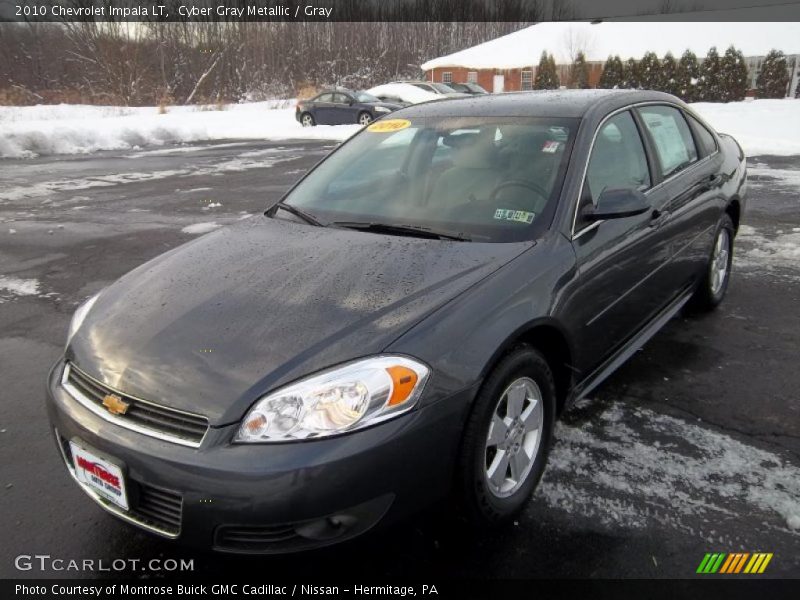 Cyber Gray Metallic / Gray 2010 Chevrolet Impala LT