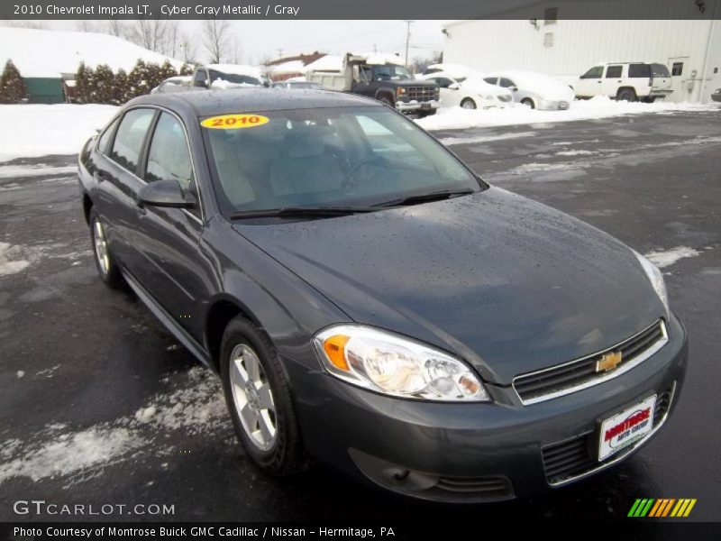 Cyber Gray Metallic / Gray 2010 Chevrolet Impala LT