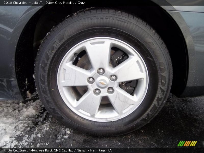 Cyber Gray Metallic / Gray 2010 Chevrolet Impala LT