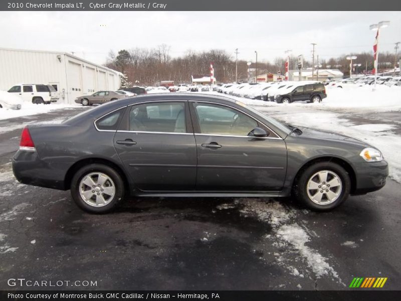 Cyber Gray Metallic / Gray 2010 Chevrolet Impala LT