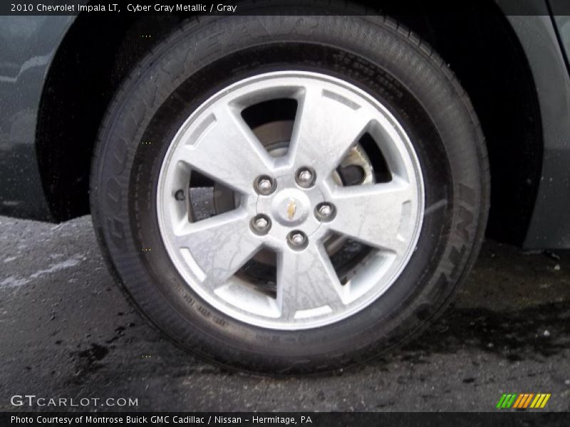 Cyber Gray Metallic / Gray 2010 Chevrolet Impala LT