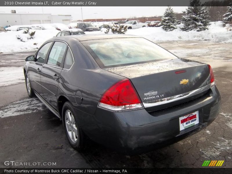 Cyber Gray Metallic / Gray 2010 Chevrolet Impala LT