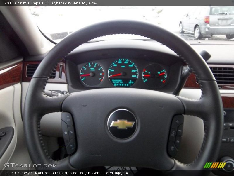Cyber Gray Metallic / Gray 2010 Chevrolet Impala LT