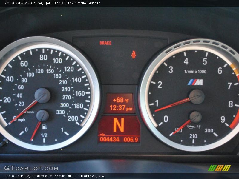  2009 M3 Coupe Coupe Gauges