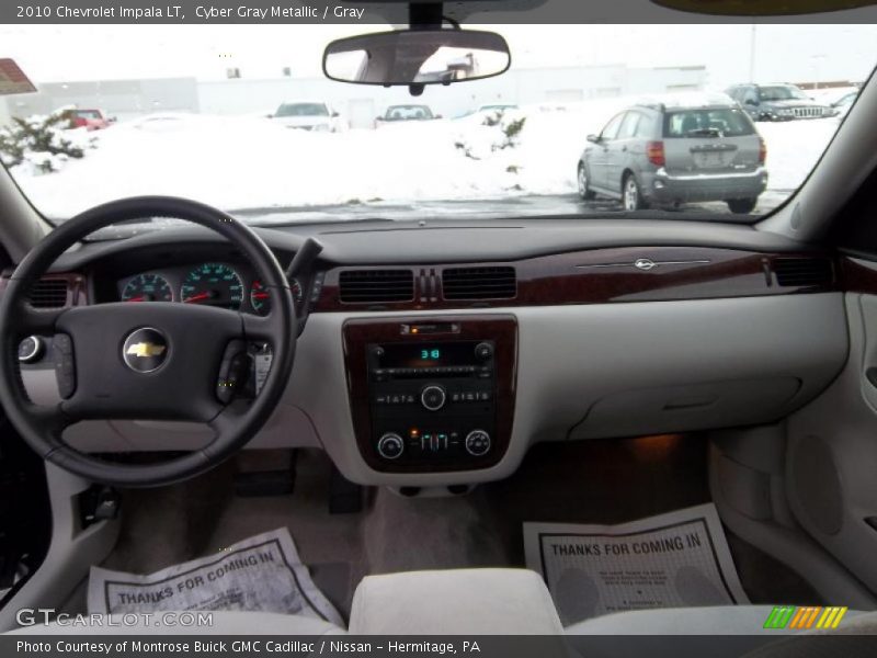 Cyber Gray Metallic / Gray 2010 Chevrolet Impala LT